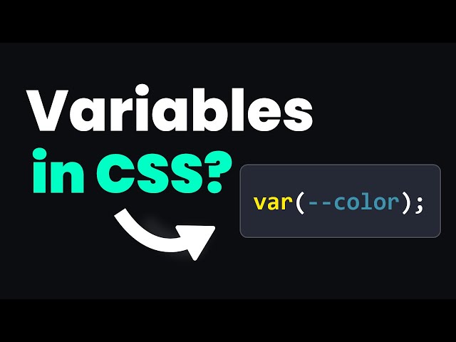 CSS Variables | Custom Properties Tutorial for beginners