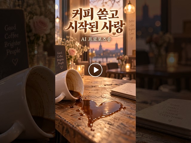 3년 전 커피 쏟은 인연... AI가 프로포즈송 만들어드립니다 #shorts