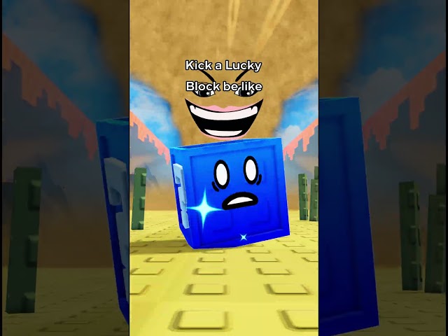 Roblox Kick a Lucky Block #roblox #potemer #robloxmemes
