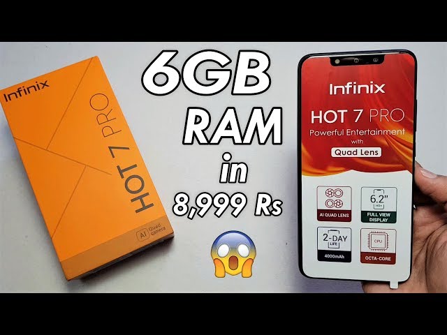 Infinix Hot 7 Pro Unboxing, PUBG Gaming & Camera