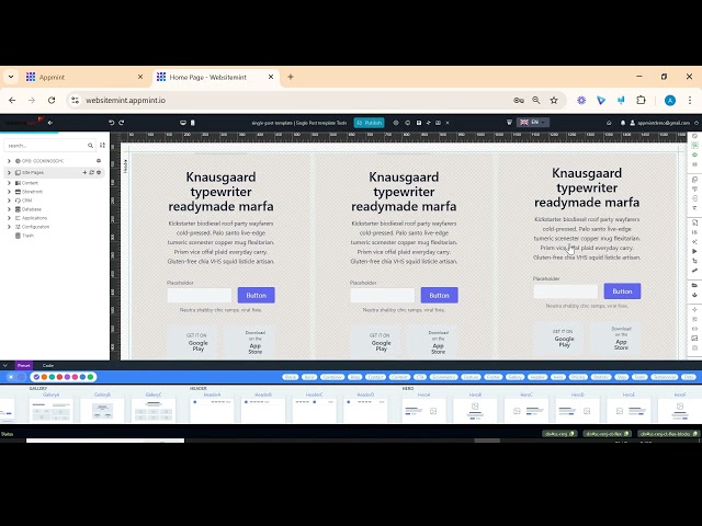 How to Add Grid Containers to Your Design Canvas on Appmint.io | No-Code