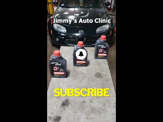 2007 Mazda Miata | Transmission And Differential Service | A How To Drain And Fill | short