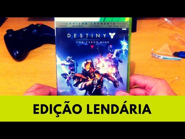 Destiny Edição Lendária (The Taken King) - XBOX 360 Unboxing