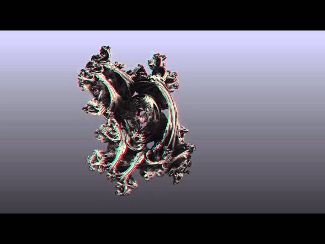 Julia Benesi Anaglyph 3D Fractal - BrainBink050