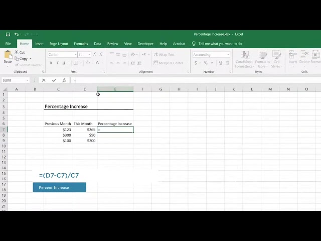 Calculate Percentage Increase in Excel Using Reliable Formulas and Real-World Examples