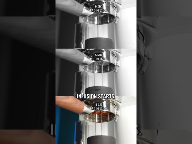 Does pre-infusion improve your espresso?
