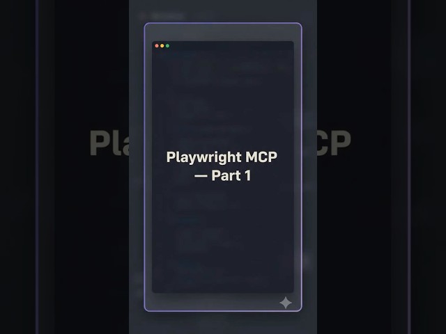🎭 Playwright MCP: Claude Gets a Real Browser