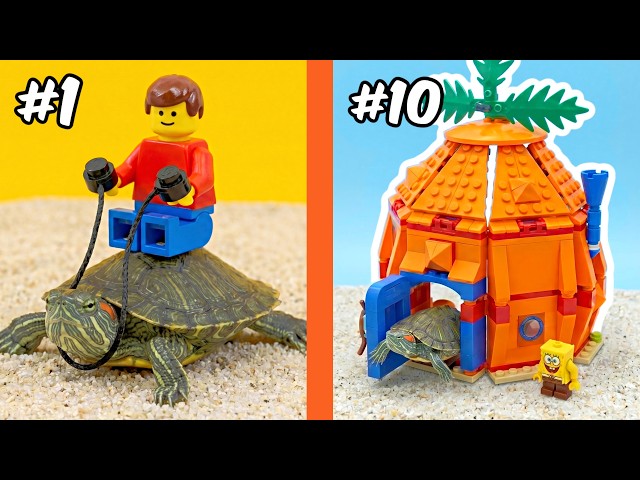 LEGO BUILDS for a TURTLE...