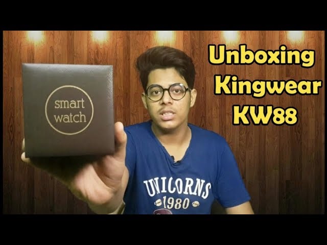 KingWear KW88 Smartwatch Unboxing & First Look In Hindi