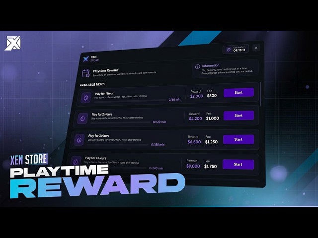[FREE] Playtime Reward Script | FiveM Free Script