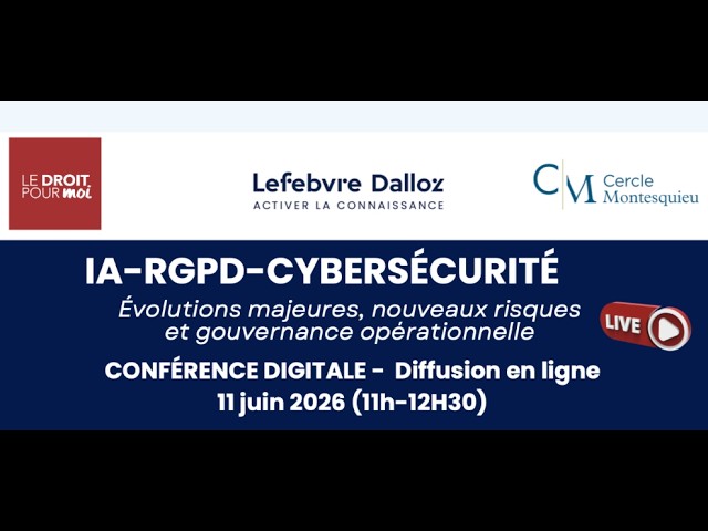 Conference - AI-GDPR-CYBERSECURITY - June 11, 2026