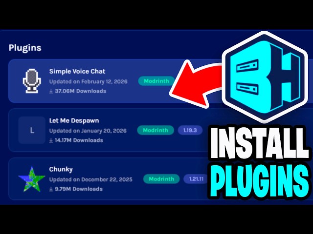 How To Download Plugins On Bisecthosting Server! - Tutorial