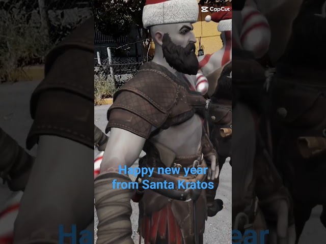 Kratos wishing you a Mythical New Year filled with joy and epic adventures!
