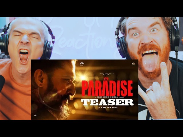 The Paradise Official TEASER (Telugu) | Nani | Anirudh Ravichander | REACTION!!