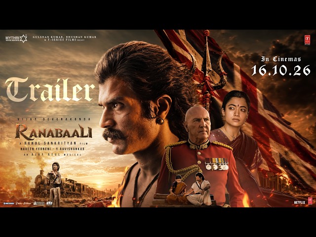 Ranabaali Official Trailer (Telugu) | Vijay Deverakonda | Rashmika | Rahul Sankrityan | Ajay-Atul