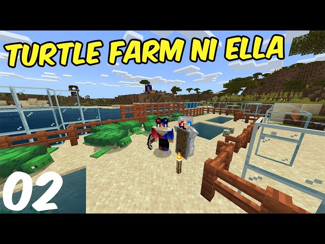 ANG TURTLE FARM NI ELLA - NoypiCraft 3 Episode 2