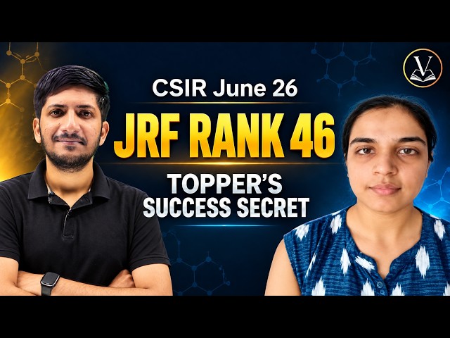 Topper's Talk | CSIR NET June 26 JRF AIR 46