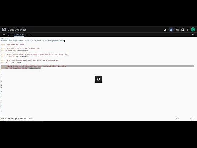 Scripting for System Administration Assignment 4 and 5