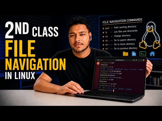 Linux File System Navigation | Essential Commands for DevOps | Class 2