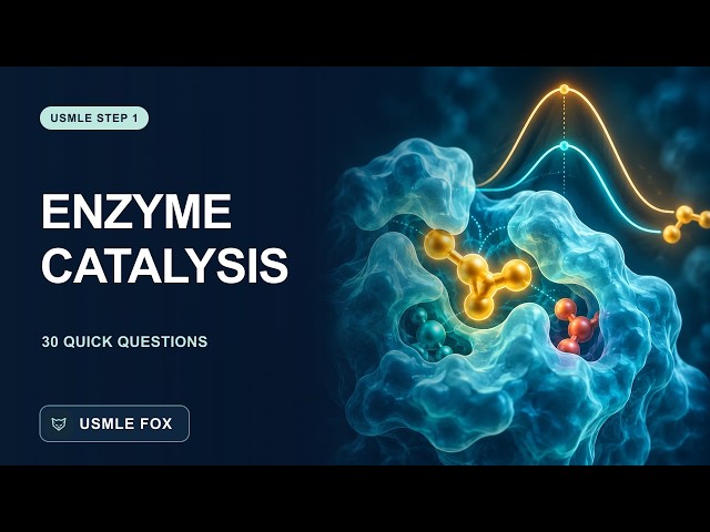 Enzyme Catalysis, Cofactors & Regulation | USMLE Step 1 Practice Questions