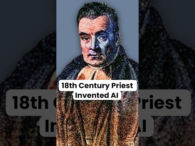 The minister who Invented AI...... in 1757 #science #history #facts #maths