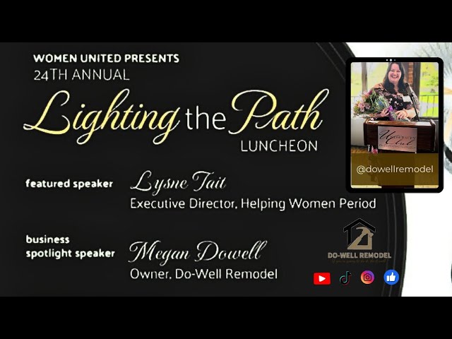 Megan Dowell Speaks Her Truth at the United Way Lighting the Path Luncheon