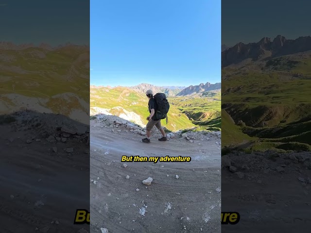 #AD I found a strange structure hidden in an isolated mountain range! #insta360 #hiking #adventure