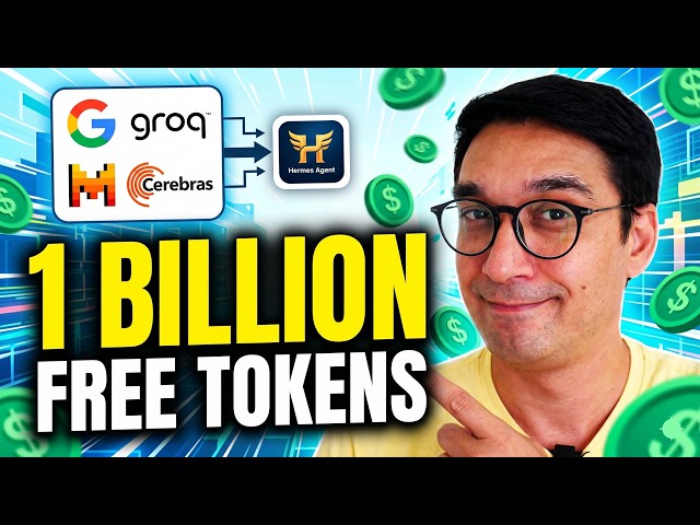 How I Got 1 BILLION Free AI Tokens for Hermes Agent