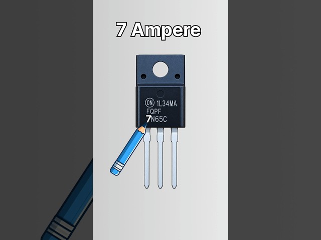 How to Read MOSFET Numbers: 7N65C & 6N60 Explained!  #mosfet #transistor