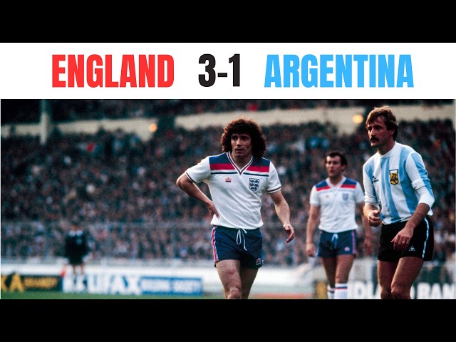 England 3-1 Argentina 1980 - Goals | Amazing Friendly
