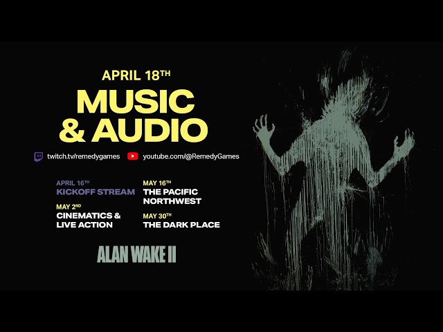 Alan Wake 2: Dev Stream Episode 1 - Audio & Music