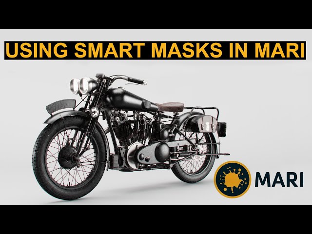 Using surface imperfections to make smart masks in Mari - VFX texturing tutorial