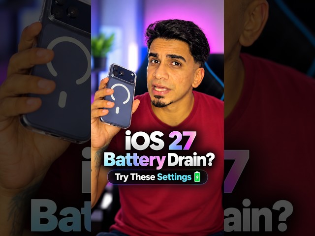How I Improved My iPhone Battery Life on iOS 27