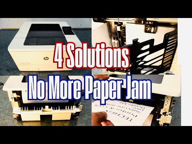 4 Solutions to Fix Duplex Paper Jams–HP LaserJet Pro M402/ M403/ M404/ 4003 Series - Step by Step!