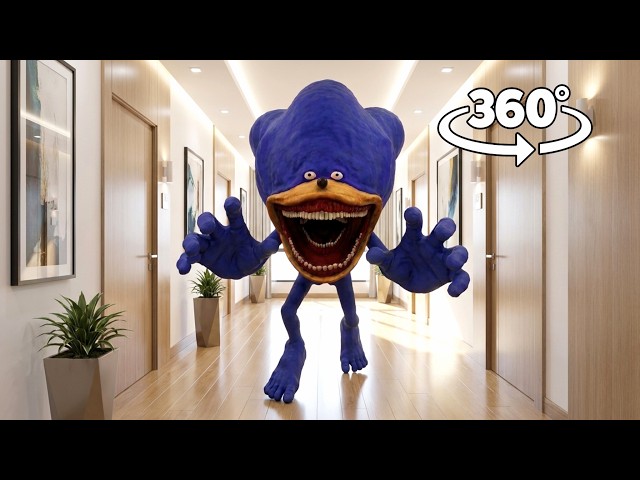 Shin Sonic Is in Your Hotel! 😨 | 360° VR 4K