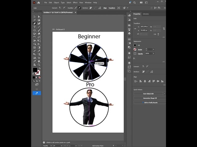 illustrator tutorial video iron man simple trick episode 69