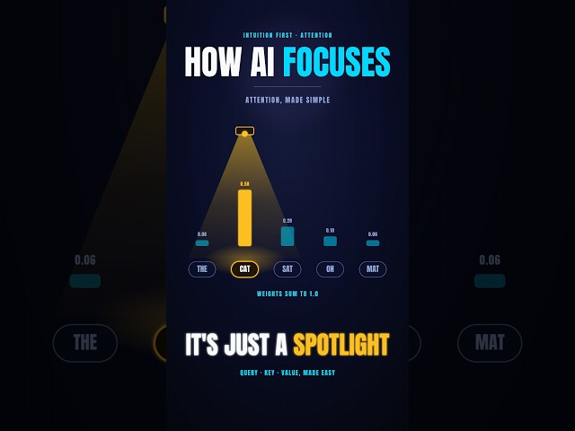 How AI Pays Attention (It’s Just a Spotlight)