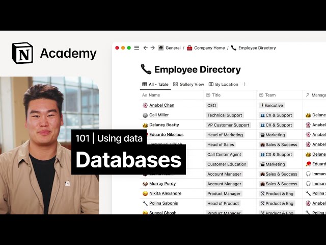 Getting to know databases in Notion