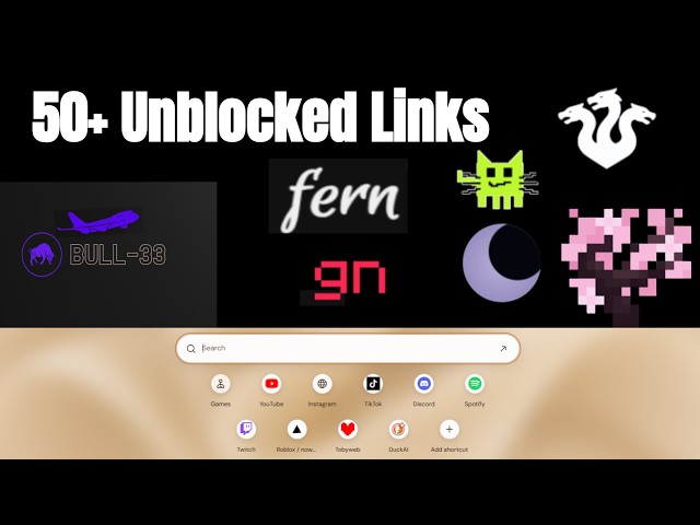61 UnbIocked Game Websites Links! | Browsing, Movies, etc