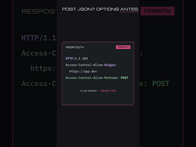 POST COM JSON? O BROWSER PERGUNTA ANTES 👀 #shorts