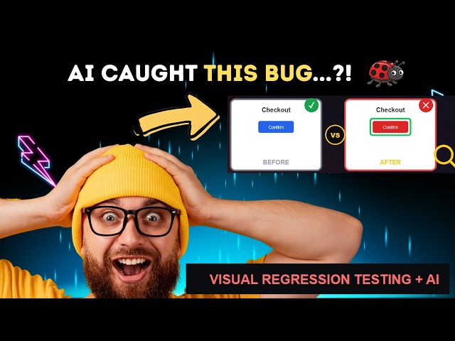 AI Just Changed Visual Testing Forever (Here's How) #ai #testing #bug