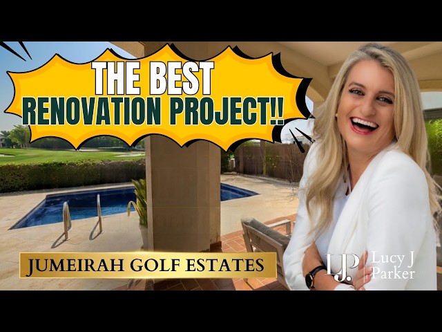 Under 19 mill aed!  Golf Facing Renovation Project, Jumeirah Golf Estates