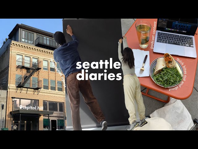 seattle diaries | spring break, studio photoshoot & reinspiring myself