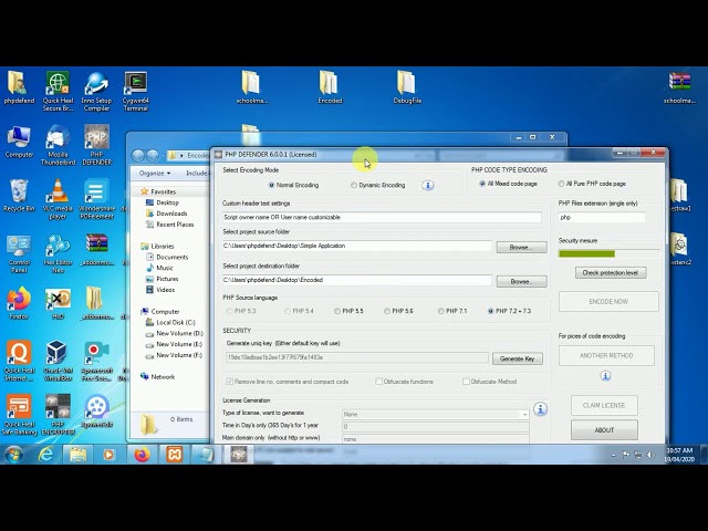 How to protect php source code or php script source code using php defender 6.