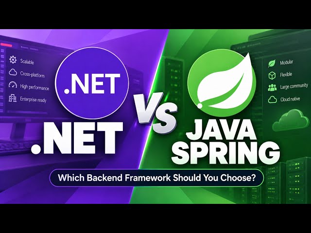 .NET vs Java Spring | Which Backend Framework Should You Choose? | Uplatz