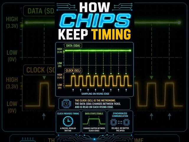 Synchronous vs Asynchronous: How Microchips Keep Timing! #iot #esp32 #tech #arduino #embeddedsystems