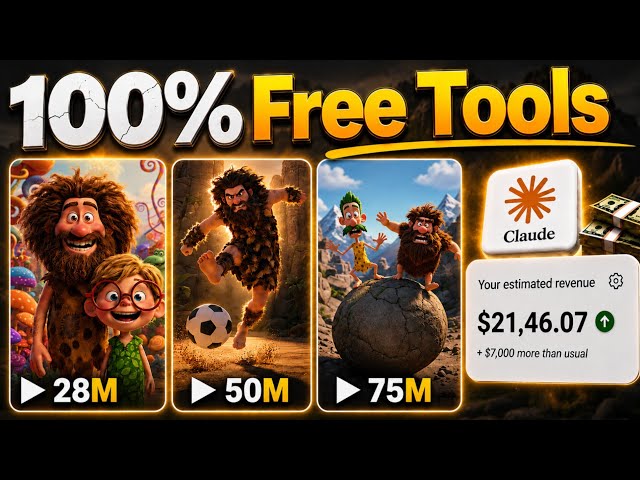 Create VIRAL 3D Cartoon Videos Using 100% FREE AI Tools (2026) | Full Beginner Tutorial