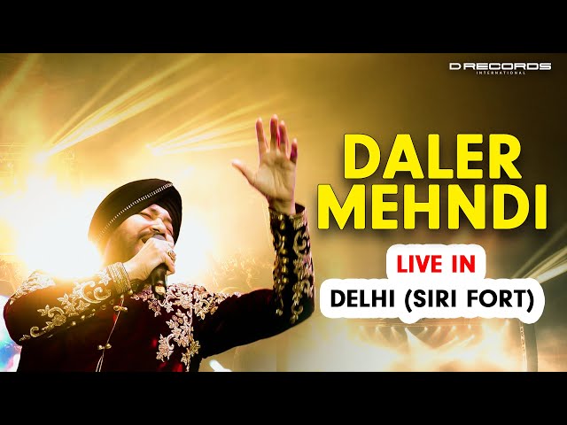 Daler Mehndi Live in Delhi 🎤 | Siri Fort Auditorium - Unforgettable Performance! 🎶 | DRecords