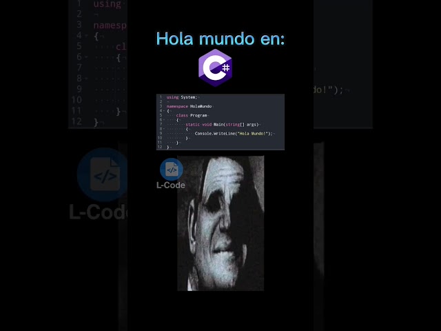 Hola mundo en diferentes lenguajes de programación 💻 | L-Code