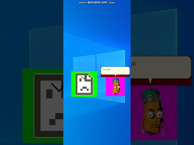 Microsoft Agent Shorts:- Bob the Paper being written over